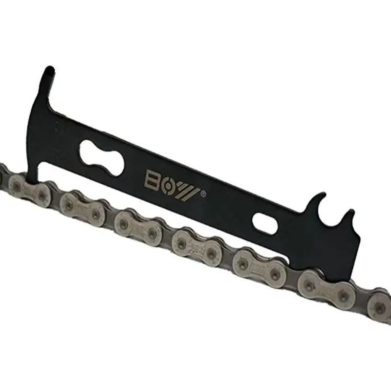 Индикатор износа велосипедной цепи черный измеритель для ремонта велосипеда