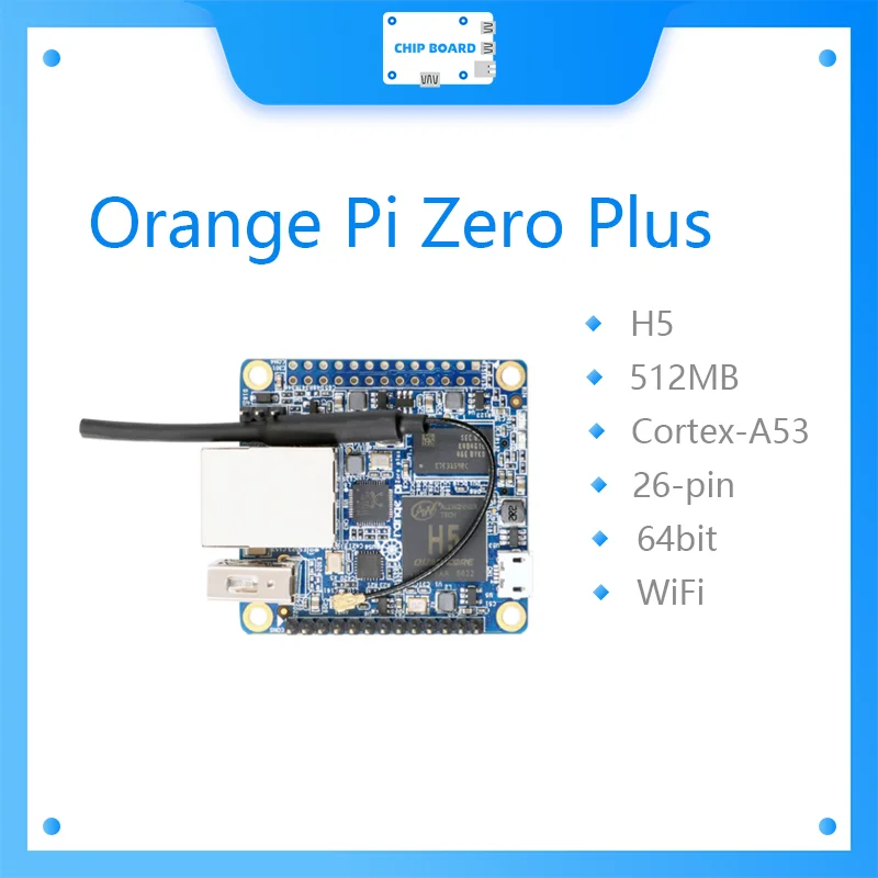 

Orange Pi Zero Plus H5 Chip Quad-Core Open-Source Cortex-A53 512MB Single Board