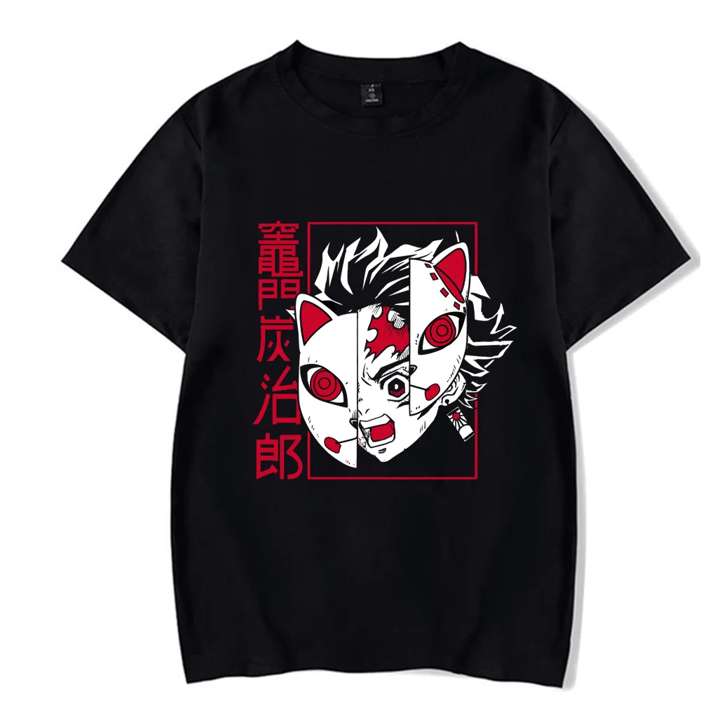 

2020 аниме модная забавная мультяшная крутая футболка с рассекающим демонов Kimetsu No Yaiba футболка графическая японская Футболка Топ в стиле хип-...