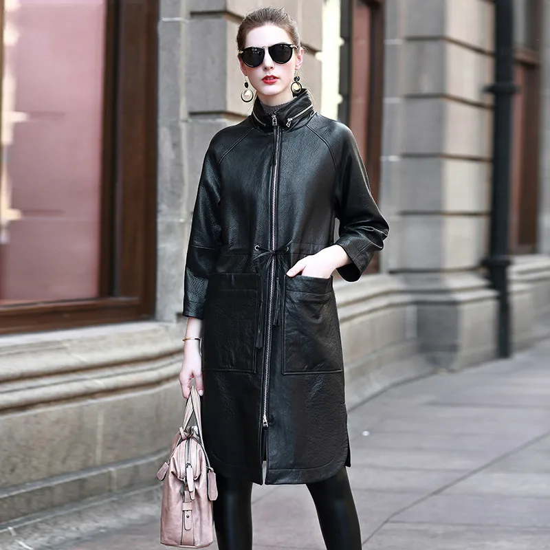 Осенне-зимнее пальто женская одежда куртка из 2020 натуральной кожи корейское