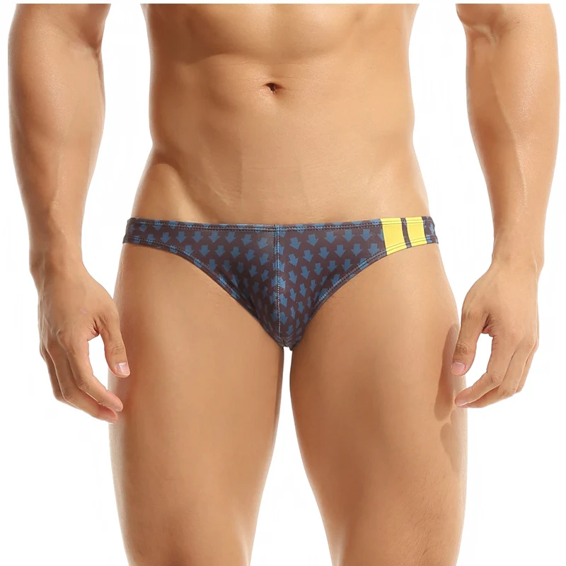 

SEOBEAN Men Bikini Briefs Underwear letter Breathable Comfortable Underpants Quick Dry Male Briefs