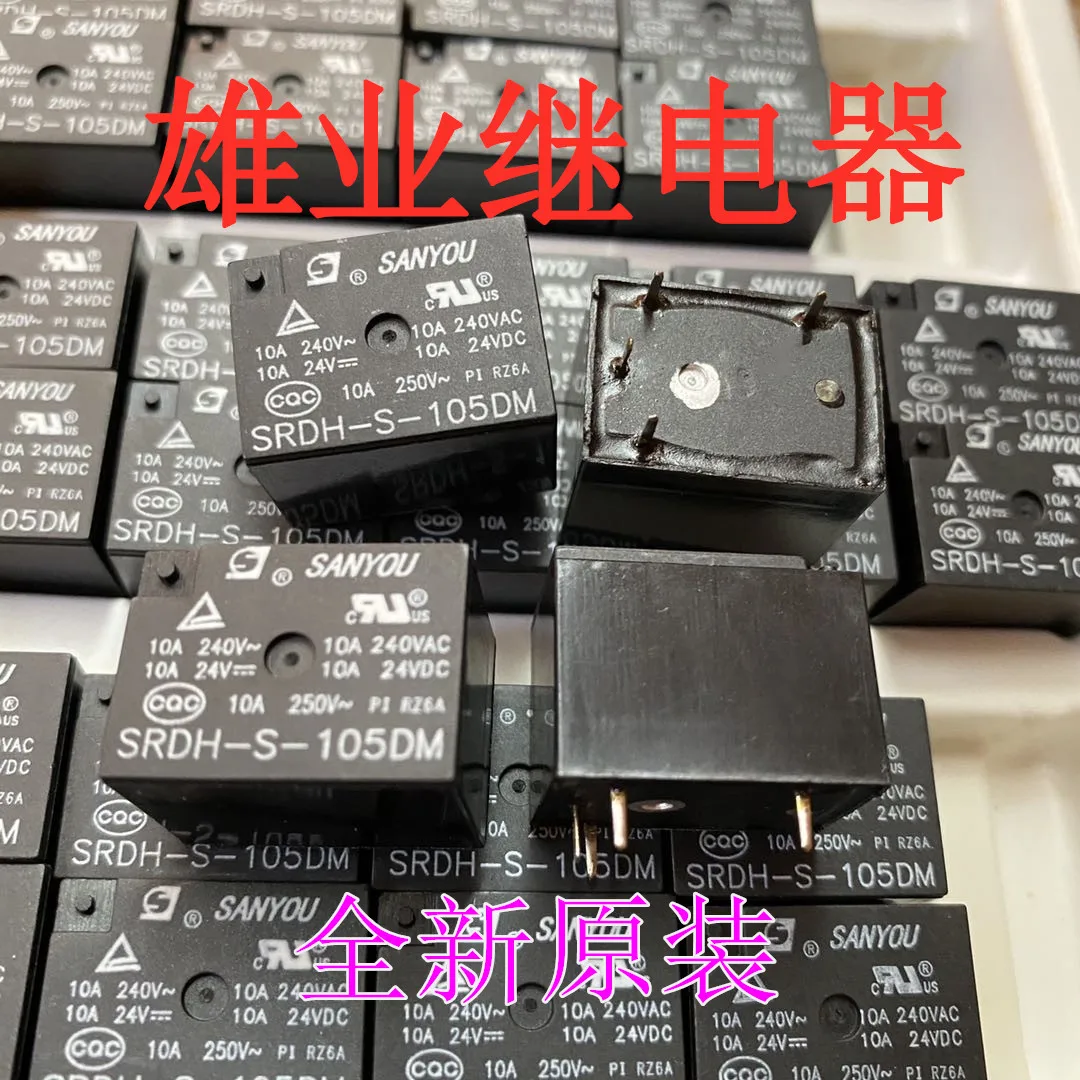 Srdh-s-105dm реле 5V 4 pin 10A