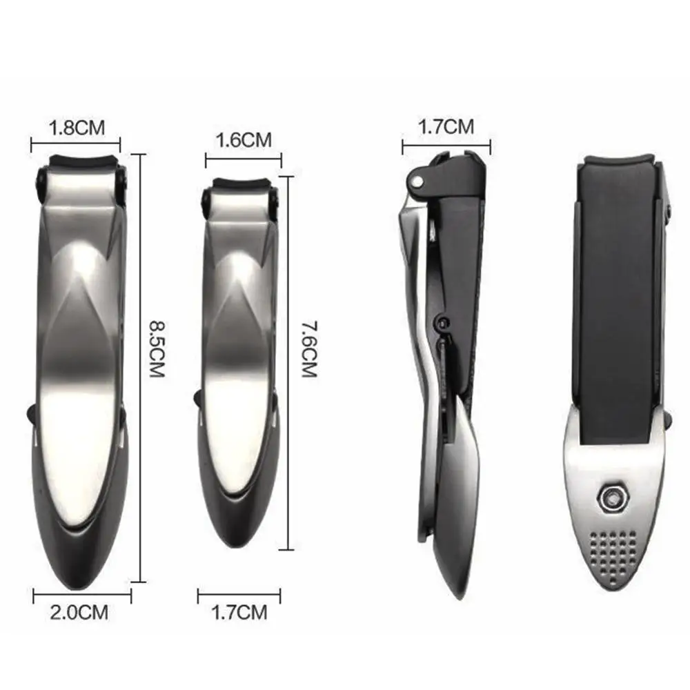 

Nail Clippers With Catcher Nail Cutter Catches Clippings Nail Trimmer Toenail Scissors Fingernails Tool R8H8