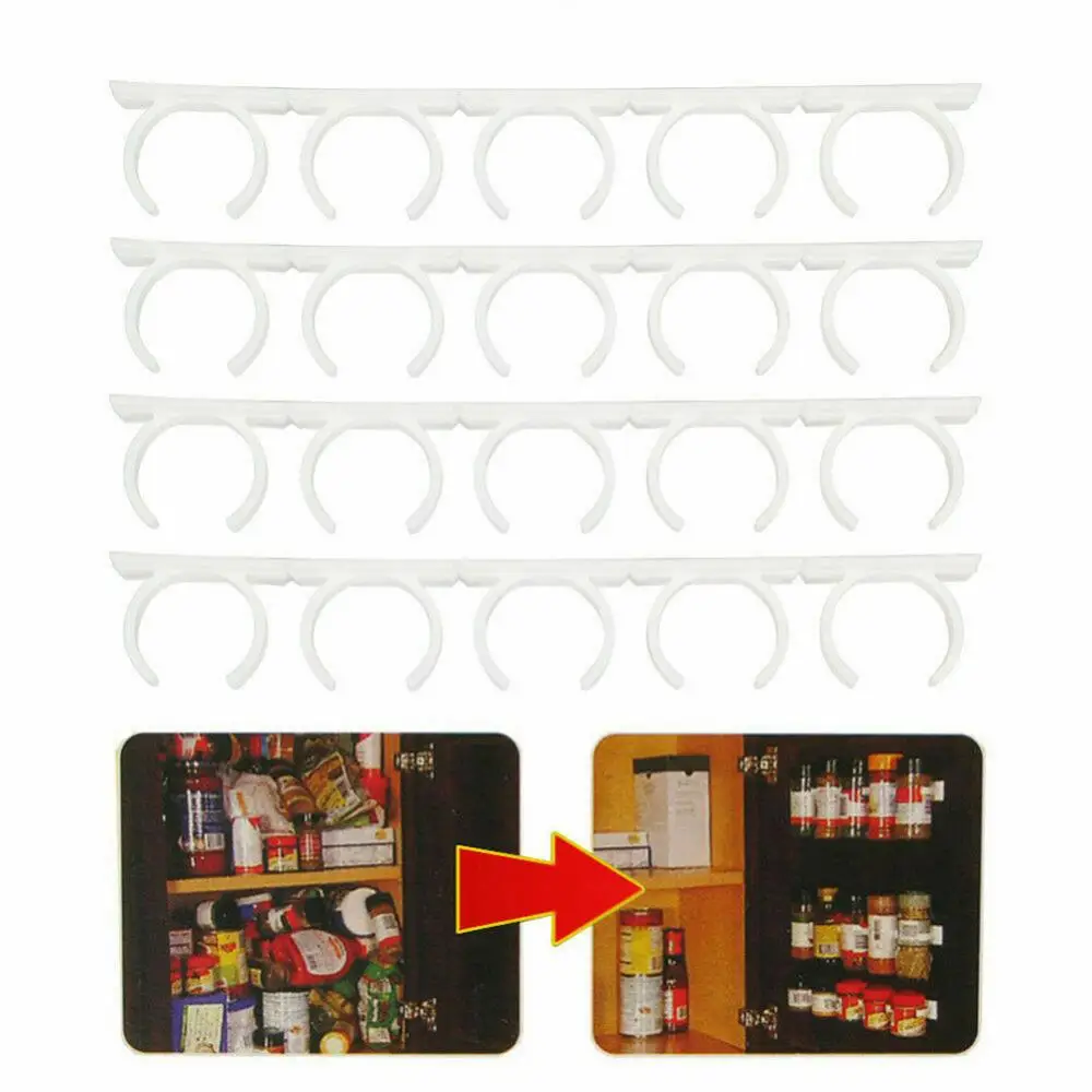 Seasoning Bottle Organizer Storage Holder Spice Jar 20Pcs Kitchen Rack Cabinet | Дом и сад