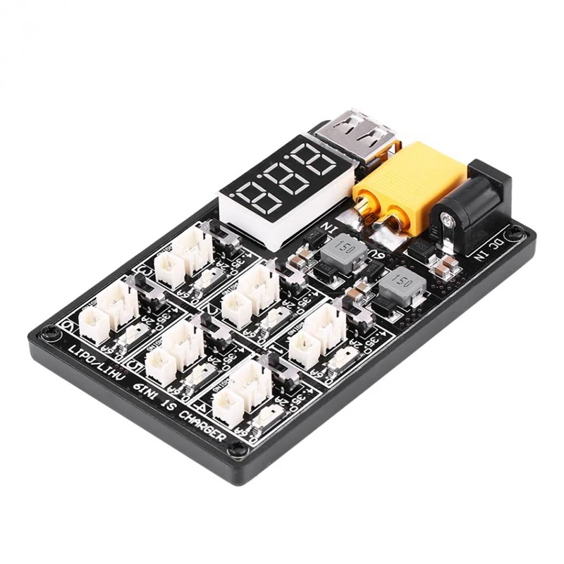 RISE-6In1 LiPo зарядная плата 1S зарядное устройство RC Аксессуар с интерфейсом USB |