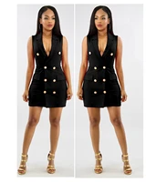 sexy elegant women suits real picture double breasted blazer summer slim fit casual daily vest coat
