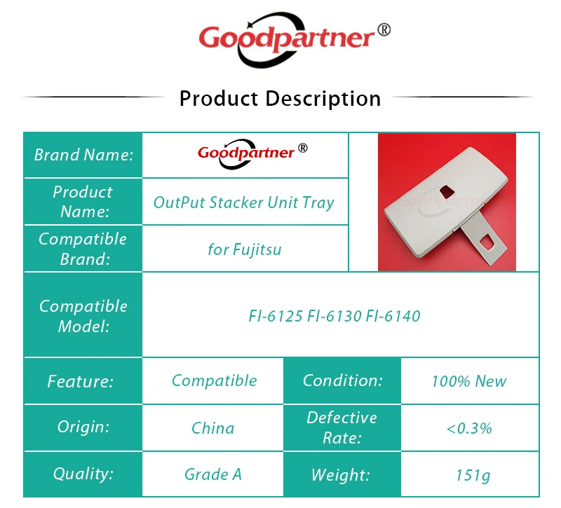 5X PA03540-E904 PA03630-E914 бумага выход штабелер блок лоток для Fujitsu FI-6125 FI-6130 FI-6140 fi-6130Z |