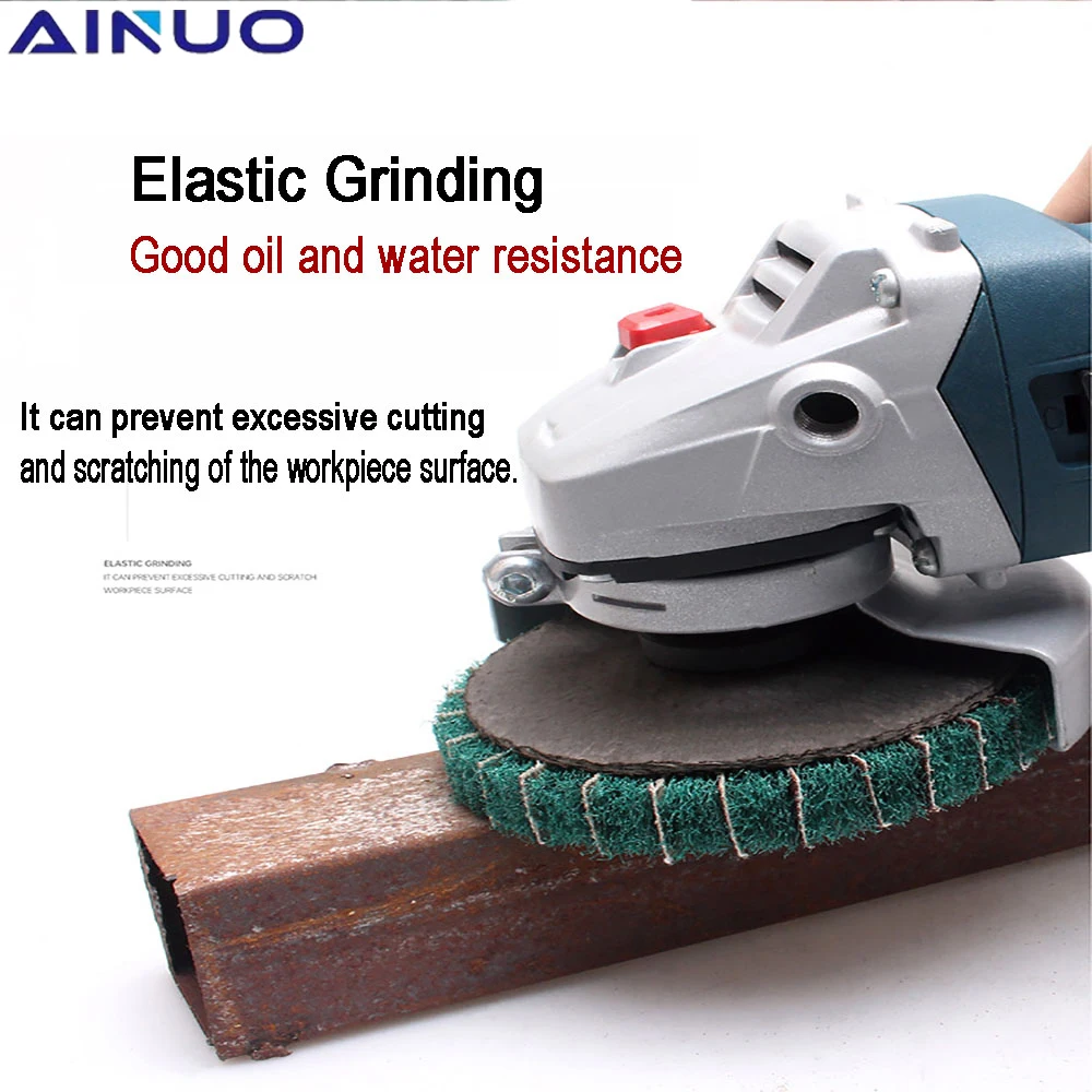 Полировальный круг с клапаном из нейлонового волокна 5 дюймов нетканый