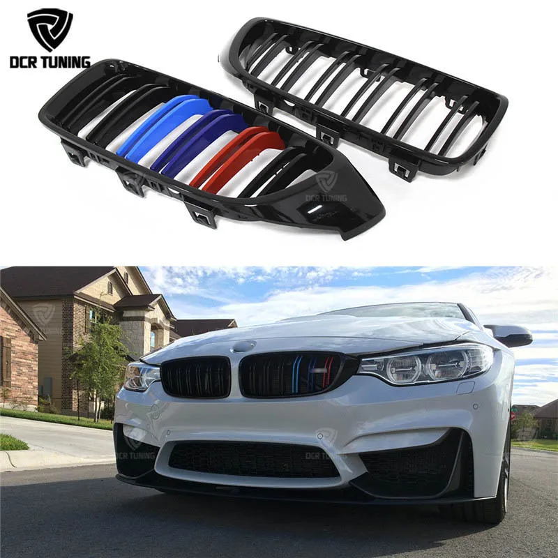 Передняя решетка из углеродного волокна для BMW 4 серии F32 F33 F36 &amp F82 F83 M4 F80 M3 2014 - UP с