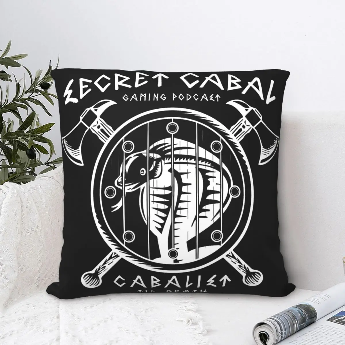 

Cabal Throw Pillow Case Viking Norse Mythology Cushion For Home Sofa Chair Decorative Hug Pillowcase