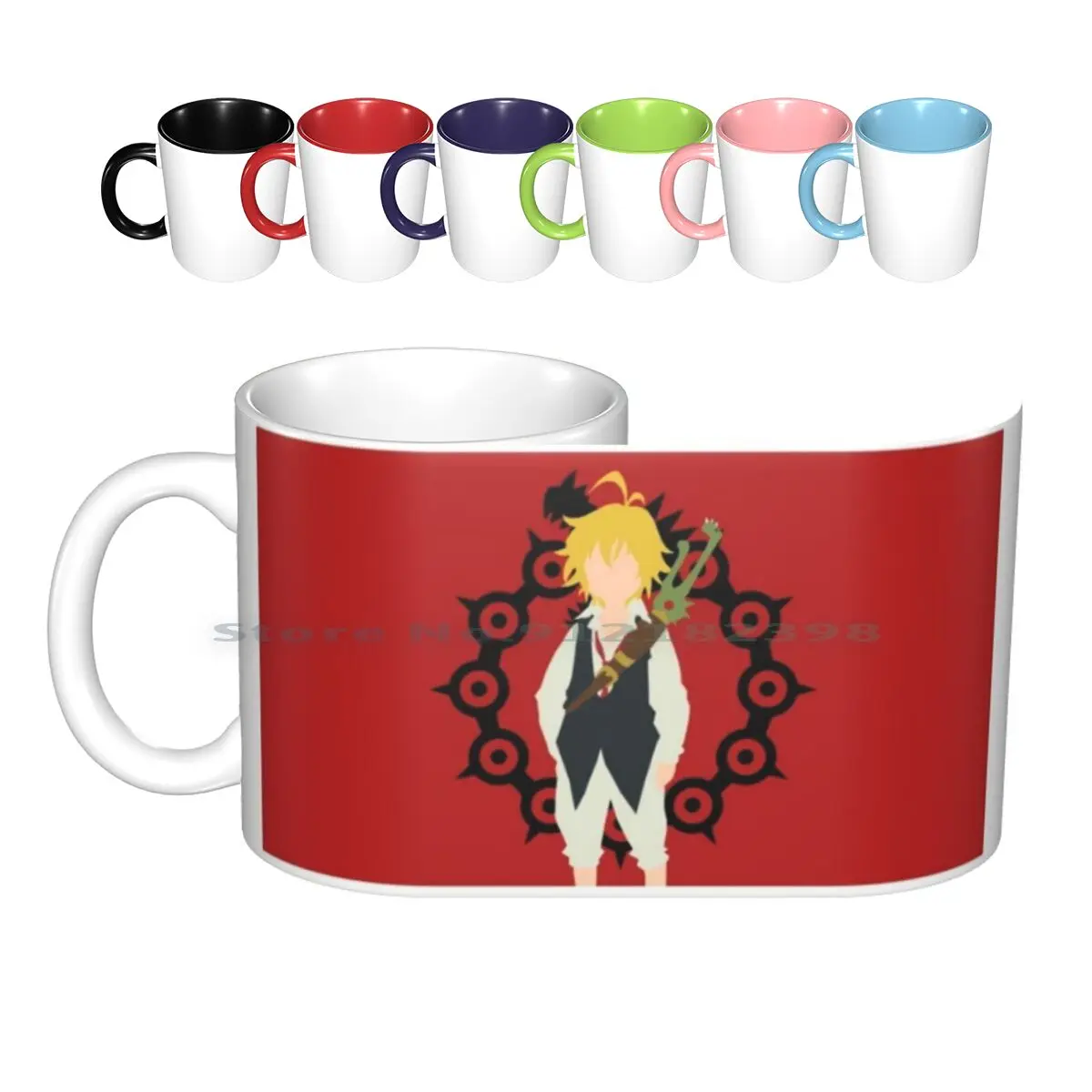 

Meliodas Seven Deadly Sins Ceramic Mugs Coffee Cups Milk Tea Mug Seven Deadly Sins Anime Manga Nanatsu No Taizai Meliodas Ban