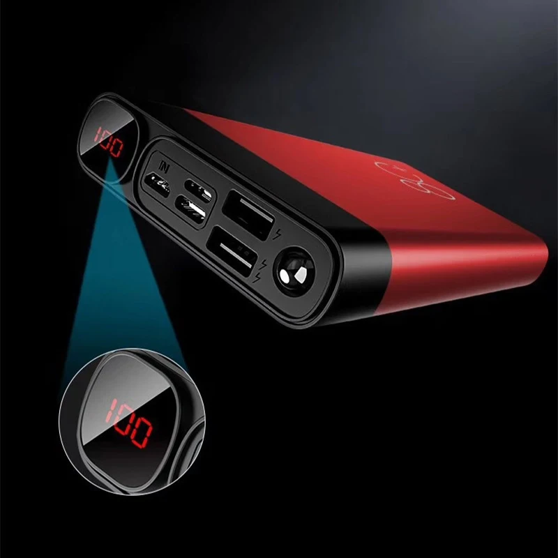 80000mah portable power bank with led light hd digital display charger travel fast charging powerbank for xiaomi samsung iphone free global shipping