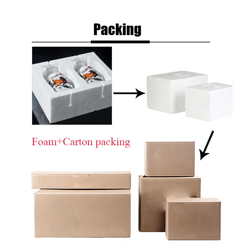 

Chinese Ceramics Hand Paint Red Plum White Porcelain Vase Desk Decor Flower Insert Craft Home Ornament