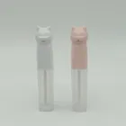 Пустой Блеск для губ в форме кошки 3 мл, розовый, синий, 50 шт.