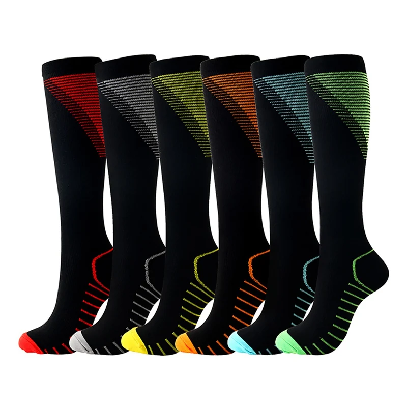 

New Outdoor Sports Compression Socks men women run long tube breathable sports calf compression marathon socks long socks