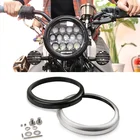 Newness мотоциклетная 7-дюймовая накладка на фару с ободком 7 дюймов кольцо для Sportster 883 1200 XL XR Iron Dyna Street Bob Low Rider