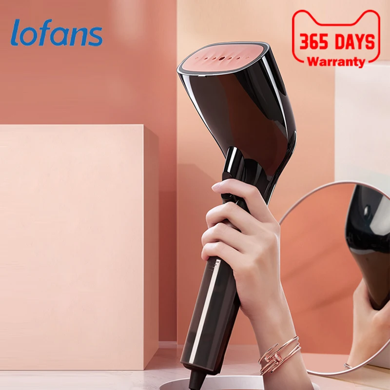 

Lofans Handheld Garment Steamer Portable High Power Electric Steam Iron Household Clothes Wrinkle Machine Ironing GT-305BK