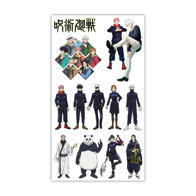 

Ghost Slayer Tattoo Sticker Cartoon Anime Tattoo Sticker Peripheral Gift Accessories