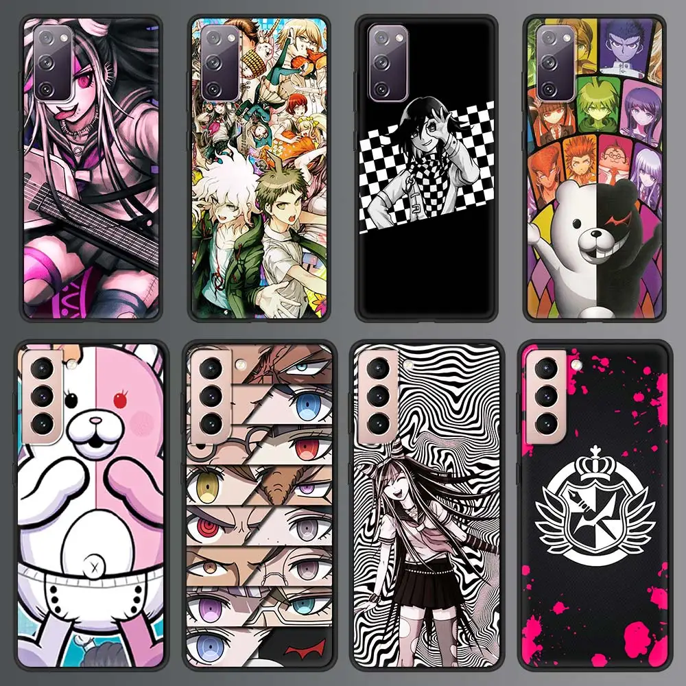 

Anime Dangan Ronpa Danganronpa V2 Case For Samsung Galaxy S21 Ultra S20 FE S10 S9 Plus S10E S8 Soft Black Phone Cover TPU Shell