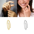 100% натуральная 925 пробы Серебряное кольцо геометрическая форма простое круглое женское кольцо пара подарок подходит для вечерние свидания