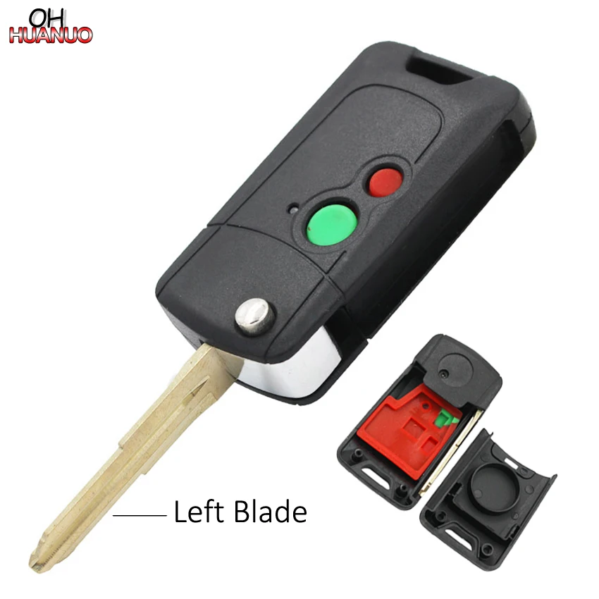 2 кнопки пустой чехол для ключа Fob пульта дистанционного управления Proton Wira 415 416