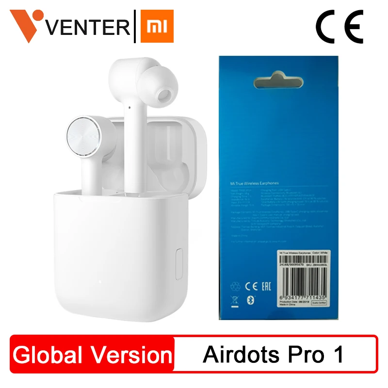 Новый Сяо mi Airdots Air СПЦ Bluetooth наушники ANC переключатель ENC HD Авто пауза коснитесь