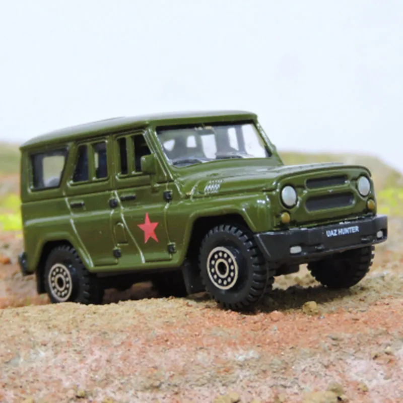 Модель внедорожника Diecast 1:64 Джип пожарная машина российский УАЗ охотник