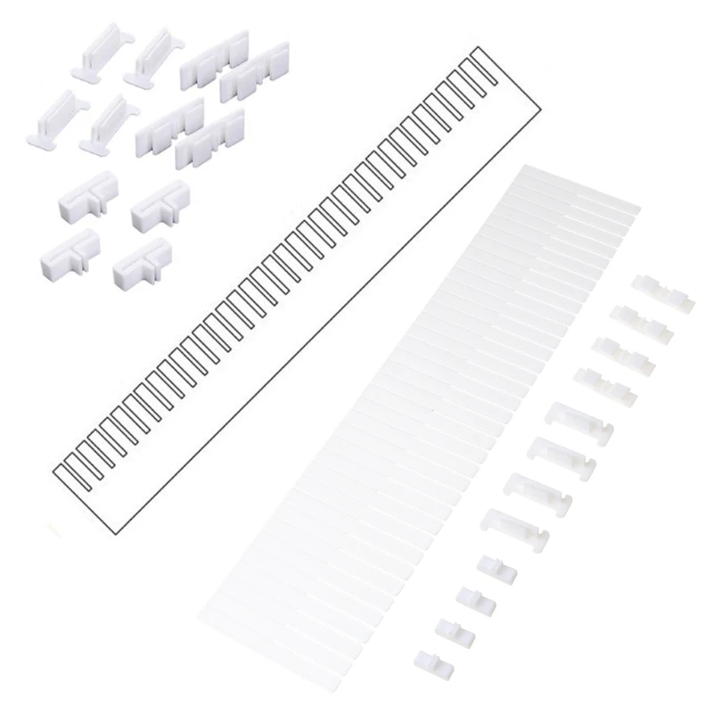 

Drawer Dividers, Drawer Divider Organizers 5PCS DIY Plastic Grid Adjustable Plastic Divider Household Storage Makeup