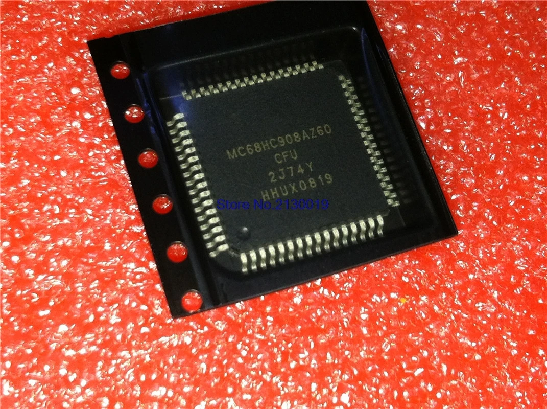 2 шт./лот MC68HC908AZ60CFU 2J74Y MC68HC908AZ60 QFP-64 Чипсет на