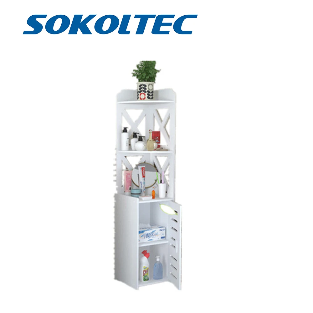 Простая напольная полка для унитаза ванная комната хранения штатив резная