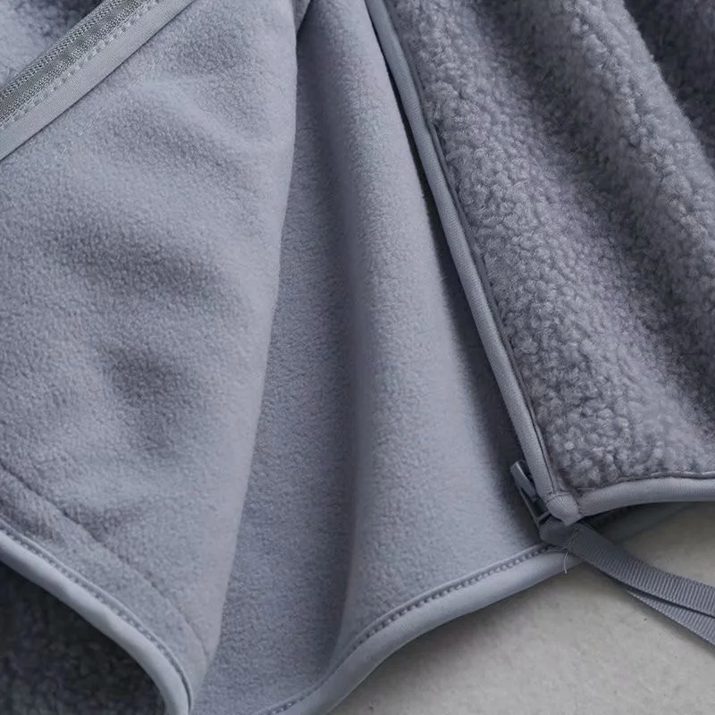 Women's Sherpa Jacket Fleece Winter Long Sleeve Coats Fuzzy Warm Fluffy Button Outwear Zipper Teddy ouc1370 | Женская одежда