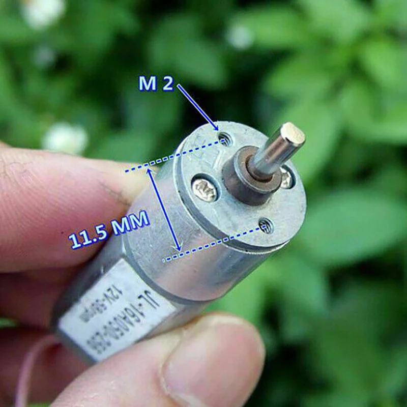 DC 6V 9V 12V 58RPM Micro Mini 16mm полностью Металлическая шестерня редуктора двигателя