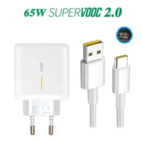 supervooc 2 0 fast charger for oppo find x2 pro reno 5 5g 3 4 pro ace 2 x20 x2 realme x50 pro rx17 pro 1m usb type c cable
