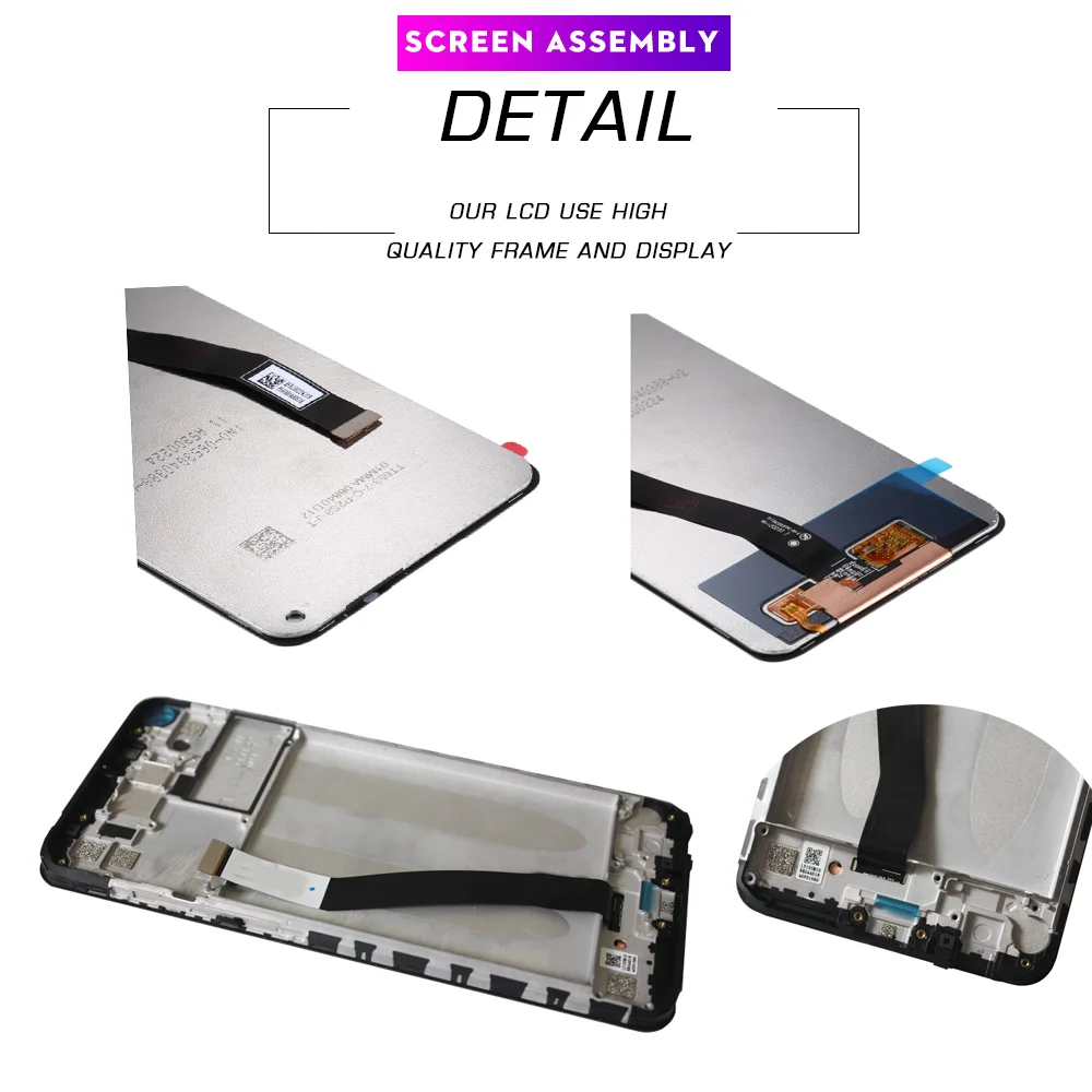 ЖК-дисплей с рамкой для Xiaomi Redmi Note 9 сменный сенсорный экран дигитайзером в сборе |