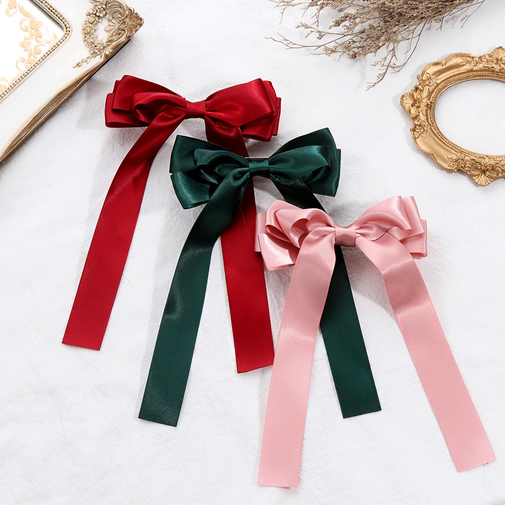 Женская лента с бантом завязки для волос заколки Бабочка бант Шпилька аксессуары