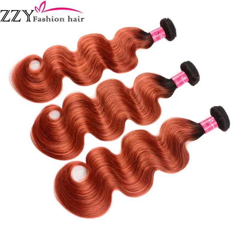 Волнистые пучки волос с эффектом омбре бразильские золотистые светлые