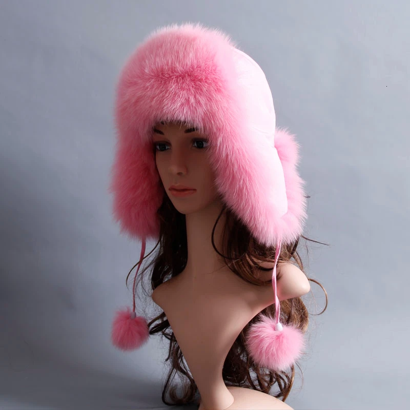 Женская шапка бомбер из натурального меха|Шапки для мальчиков| |