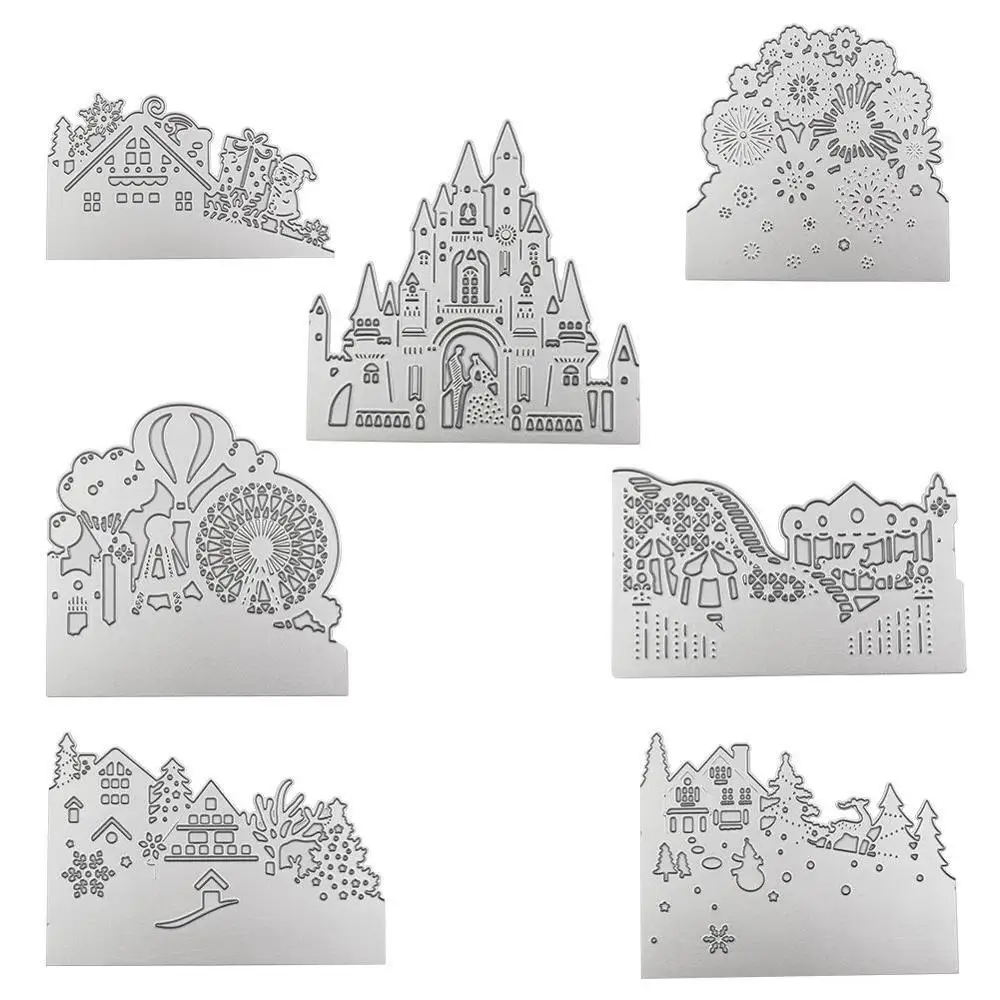 Металлические режущие штампы для скрапбукинга DIY Фотоальбом тиснение бумажные