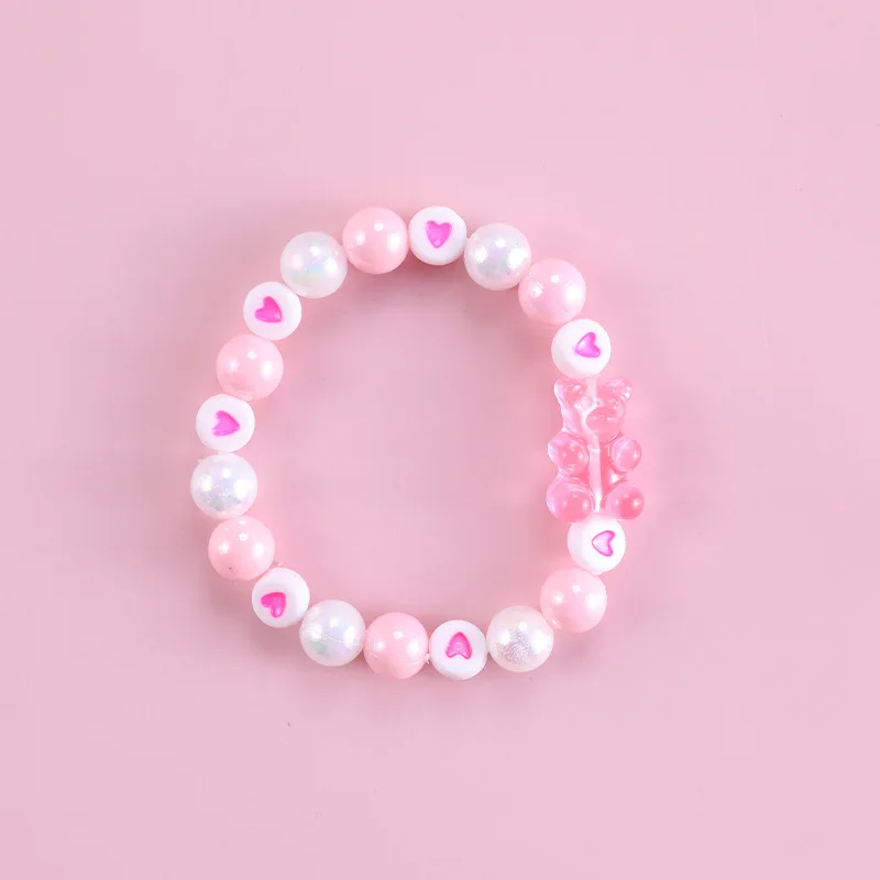 Makersland милые медвежонки из бисера для детей маленький медведь Подвесные Браслеты