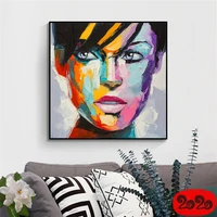 posters and prints portrait art wall art canvas painting abstract watercolor girl pictures for living room home decor no frame