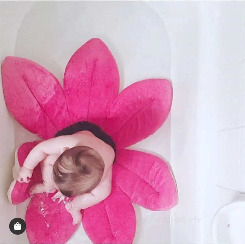 Baby Shower Ванна Подушка в виде лепестков купальный коврик для ванной Протрите