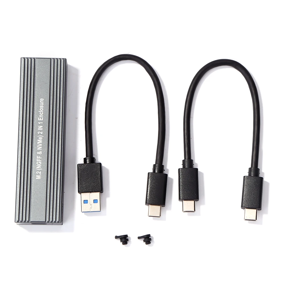 

M.2 NGFF NVME твердотельный накопитель внешний адаптер USB 3,1 Type-C SSD корпус 10 Гбит/с Коробка Чехол SSD HDD внешний корпус Чехол