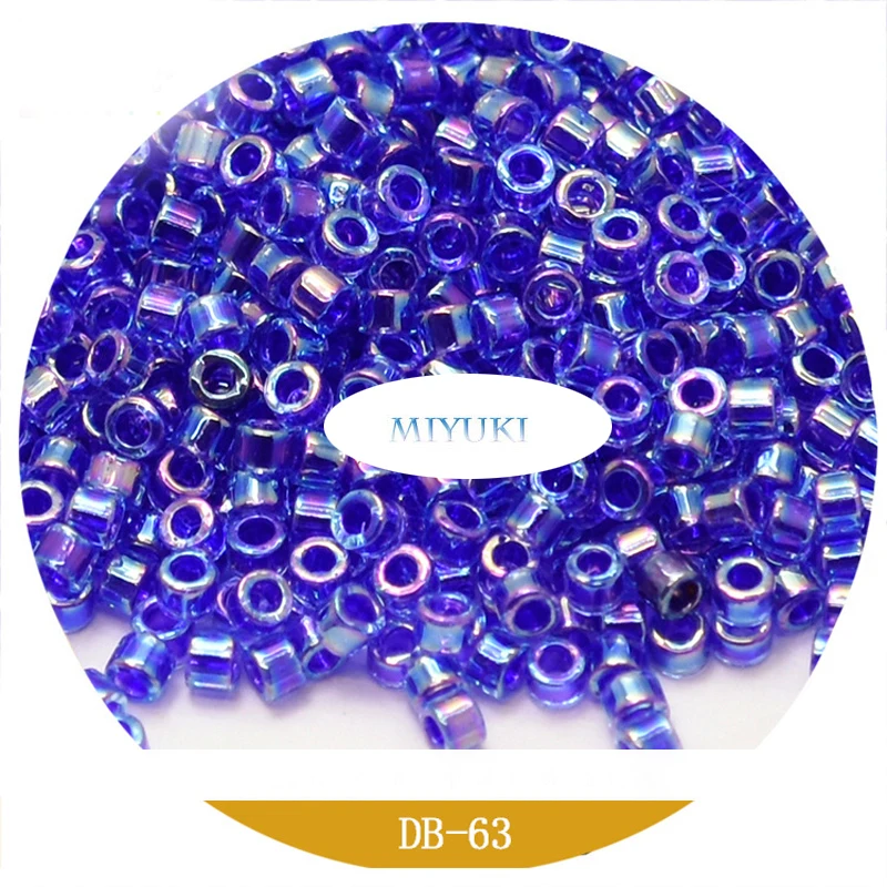 Японские импортные стеклянные бусины ручной работы Миюки 1 6 мм прозрачная