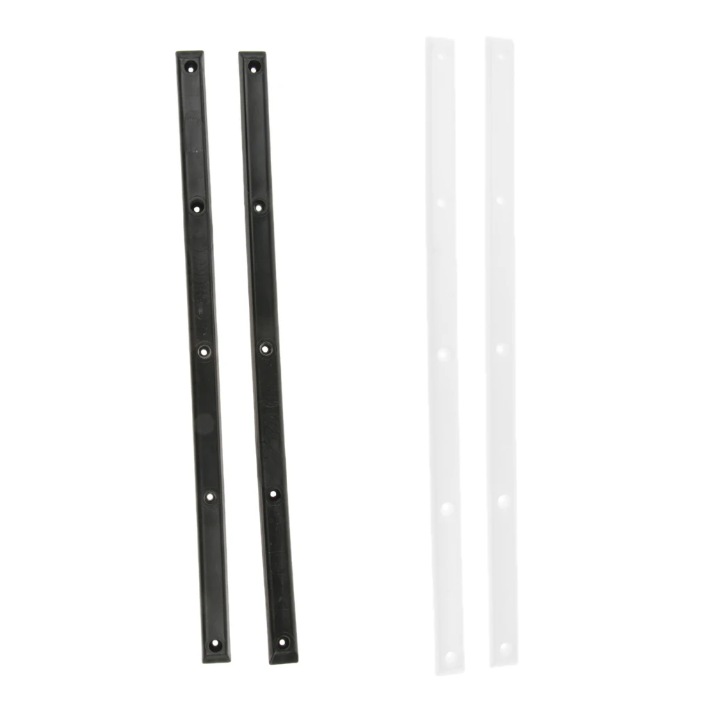

2 Sets Lightweight Skateboard Rails With Screws Skateboard Parts Outdoor