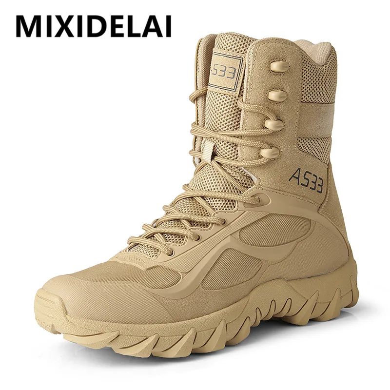 High Quality Brand Military Leather Boots Special Force Tact
