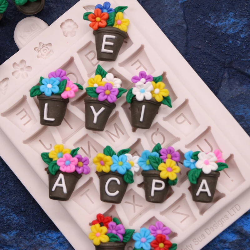 Силиконовая форма для выпечки цветов букв алфавита | Дом и сад