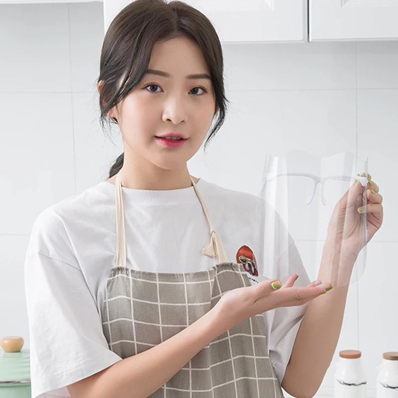 Прочная портативная безопасная кухонная антидымчатая маска с брызгами масла