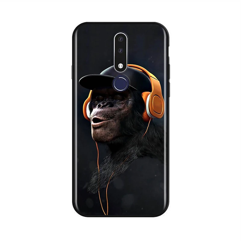 

Fashion Monkey Style for OPPO F17 F15 F11 F9 F5 F7 K5 K3 K1 R17 RX17 R15 R15X R9S Pro Neo Black Phone Case