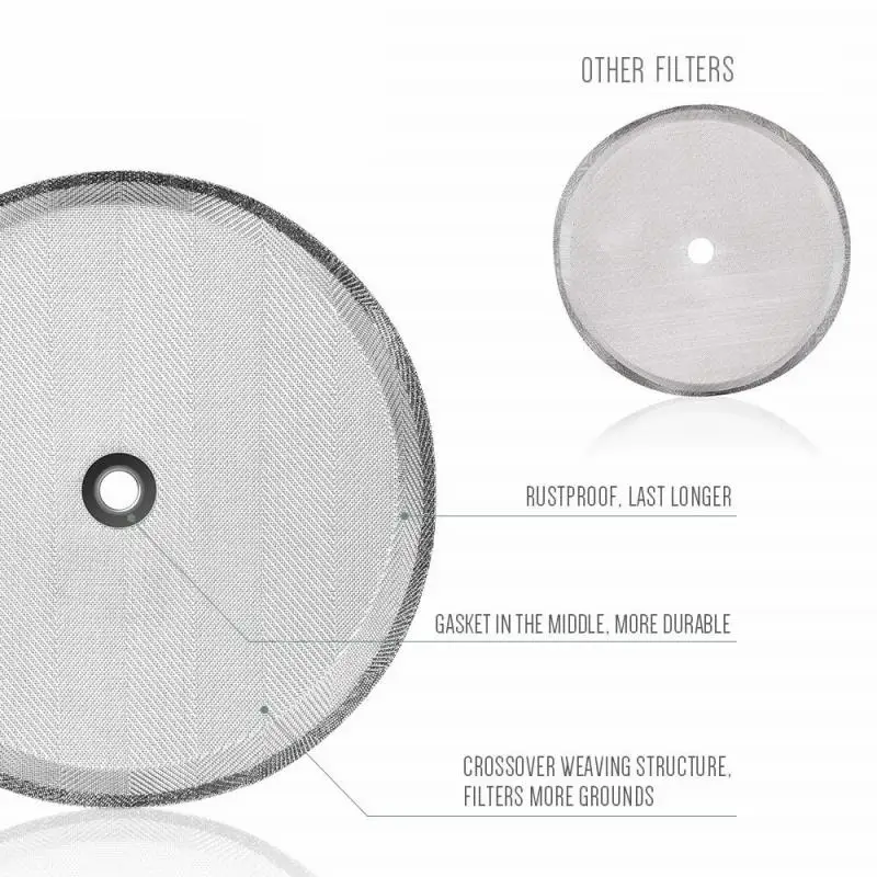 5 шт./компл. Еда класс 100 мм Диаметр французский Пресс горшок Кофе фильтры