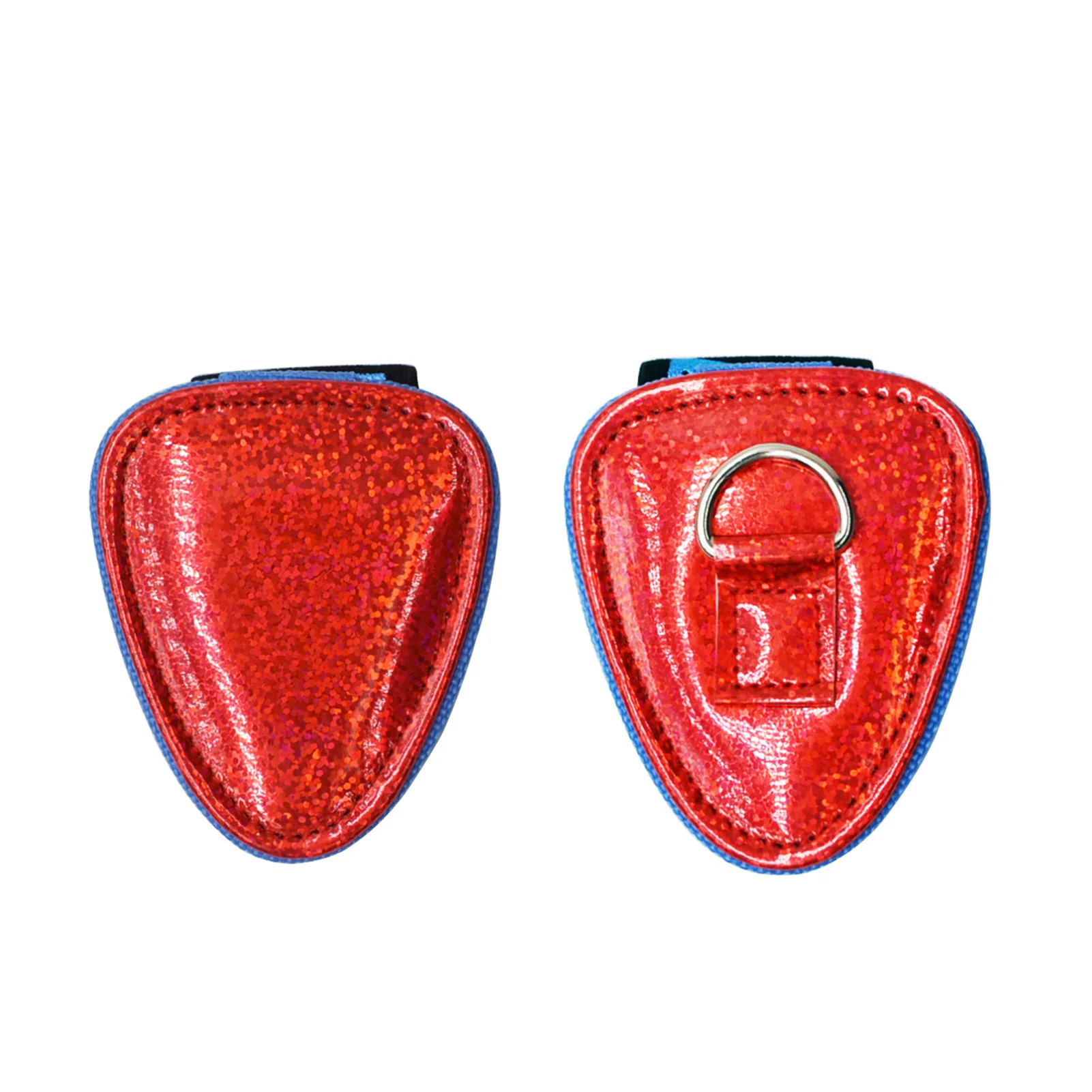 

Guitar Picks Holder Case Bag with 6pcs Celluloid Guitar Picks String Instrument Accessories